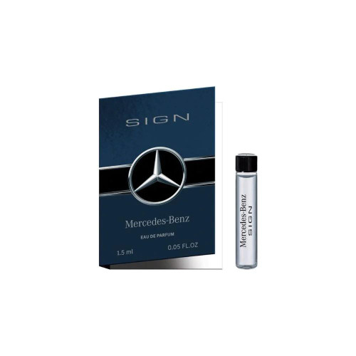 MERCEDES-BENZ SIGN 0.03 EAU DE PARFUM SPRAY VIAL FOR MEN MERCEDES-BENZ SIGN 0.03 EAU DE PARFUM SPRAY VIAL FOR MEN