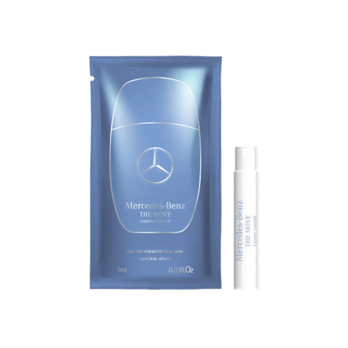 MERCEDES-BENZ THE MOVE EXPRESS YOURSELF 0.03 EAU DE TOILETTE SPRAY VIAL FOR MEN MERCEDES-BENZ THE MOVE EXPRESS YOURSELF 0.03 EAU DE TOILETTE SPRAY VIAL FOR MEN