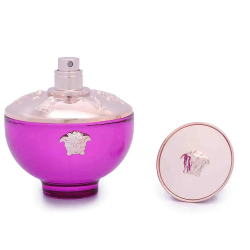 VERSACE DYLAN PURPLE TESTER 3.4 EAU DE PARFUM SPRAY FOR WOMEN.
