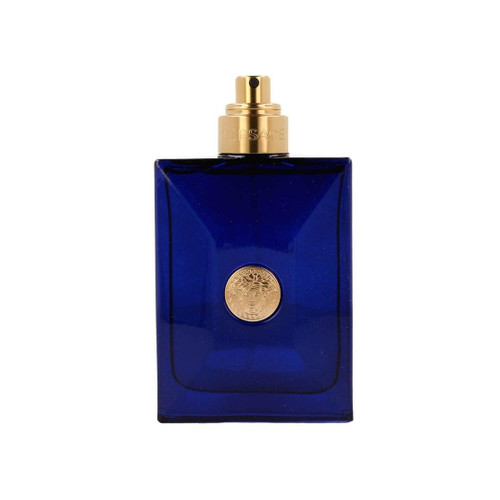 VERSACE DYLAN BLUE TESTER 3.4 EAU DE TOILETTE SPRAY FOR MEN.
