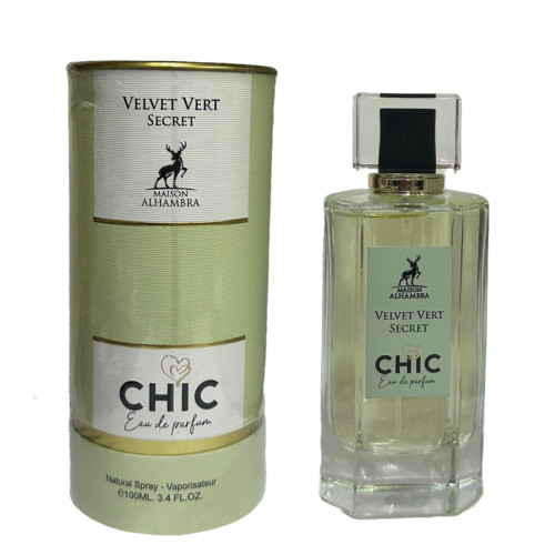 ALHAMBRA CHIC VELVET VERT SECRET 3.4 EAU DE PARFUM SPRAY FOR WOMEN