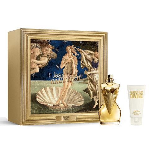 JEAN PAUL GAULTIER DIVINE 2 PCS SET FOR WOMEN: 1.7 EAU DE PARFUM SPRAY + 2.5 BODY LOTION.