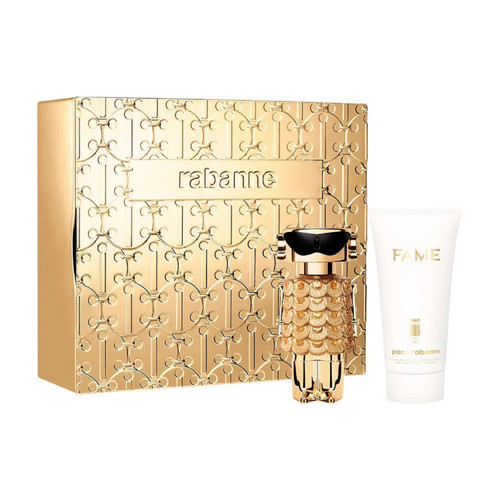 PACO RABANNE FAME INTENSE 2 PCS SET FOR WOMEN: 1.7 EAU DE PARFUM SPRAY + 2.5 BODY LOTION