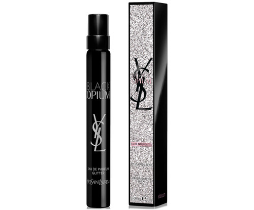 YSL BLACK OPIUM GLITTER 0.33 EAU DE PARFUM SPRAY FOR WOMEN YSL BLACK OPIUM GLITTER 0.33 EAU DE PARFUM SPRAY FOR WOMEN