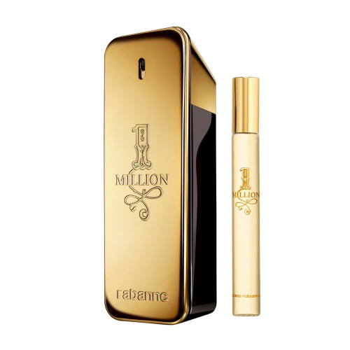 PACO RABANNE ONE MILLION 2 PCS SET FOR MEN: 6.7 EAU DE TOILETTE SPRAY + 0.33 OZ EAU DE TOILETTE SPRAY PACO RABANNE ONE MILLION 2 PCS SET FOR MEN: 6.7 EAU DE TOILETTE SPRAY + 0.33 OZ EAU DE TOILETTE SPRAY