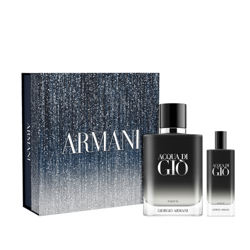 ACQUA DI GIO 2 PCS SET FOR MEN: 3.3 PARFUM SPRAY + 0.5 PARFUM SPRAY