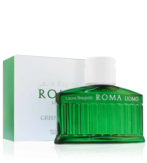 LAURA BIAGIOTTI ROMA UOMO GREEN SWING 6.7 EAU DE TOILETTE SPRAY FOR MEN