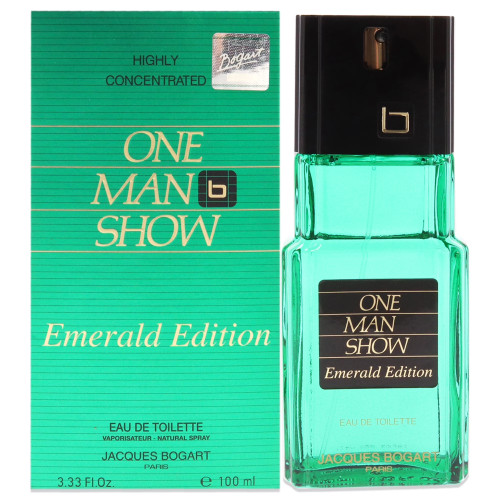 BOGART ONE MAN SHOW EMERALD EDITION 3.4 EAU DE TOILETTE SPRAY FOR MEN