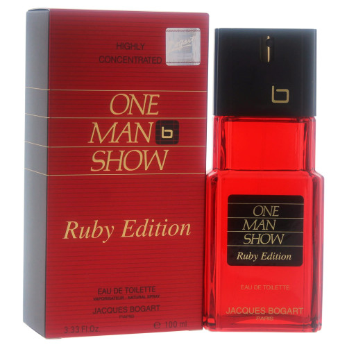 BOGART ONE MAN SHOW RUBY EDITION 3.4 EAU DE TOILETTE SPRAY FOR MEN