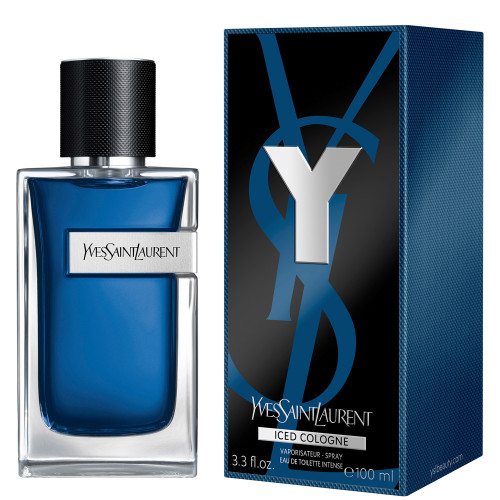 YSL Y ICED COLOGNE 3.3 EAU DE TOILETTE INTENSE SPRAY FOR MEN