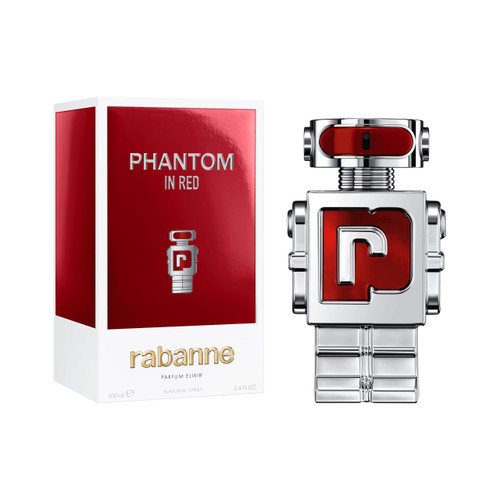 PACO RABANNE PHANTOM IN RED 3.4 PARFUM ELIXIR SPRAY FOR MEN