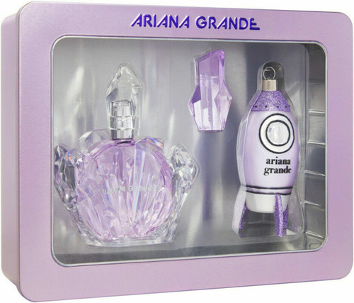 ARIANA GRANDE R.E.M. 3 PCS SET FOR WOMEN: 3.4 EAU DE PARFUM SPRAY + 6.5 ML PARFUM MINI + ORNAMENT