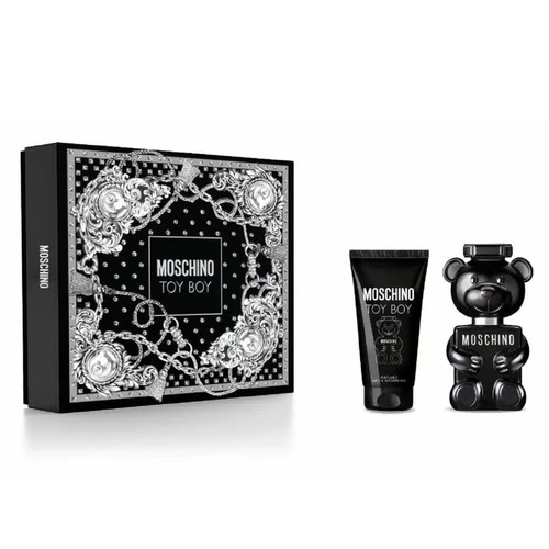 MOSCHINO TOY BOY 2 PCS SET: 1 OZ EAU DE PARFUM SPRAY + 1.7 SHOWER GEL.