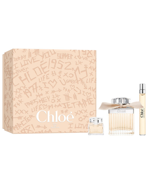 CHLOE SIGNATURE 3 PCS SET FOR WOMEN: 3.3 EAU DE PARFUM SPRAY + 0.33 EAU DE PARFUM SPRAY + 5 ML EAU DE PARFUM MINI