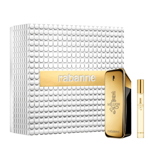 PACO RABANNE ONE MILLION 2 PCS SET FOR MEN: 3.3 EAU DE TOILETTE SPRAY + 0.33 EAU DE TOILETTE SPRAY
