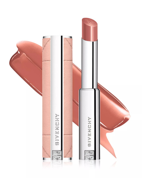 GIVENCHY ROSE PERFECTO SHINE 0.11 SERUM LIPSTICK #110 MILKY NUDE