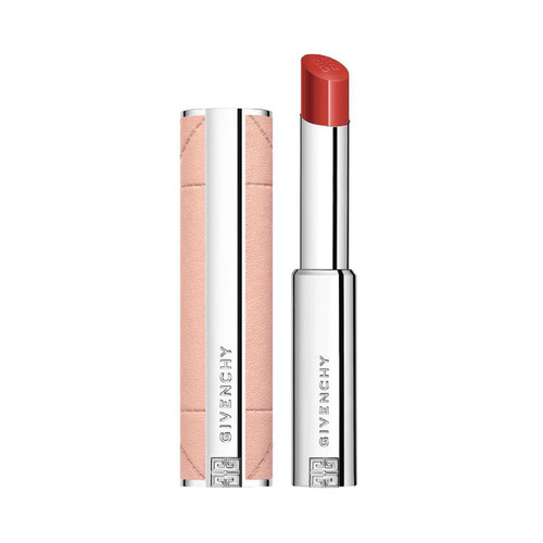 GIVENCHY ROSE PERFECTO SHINE 0.11 SERUM LIPSTICK #332 ICONIC RED