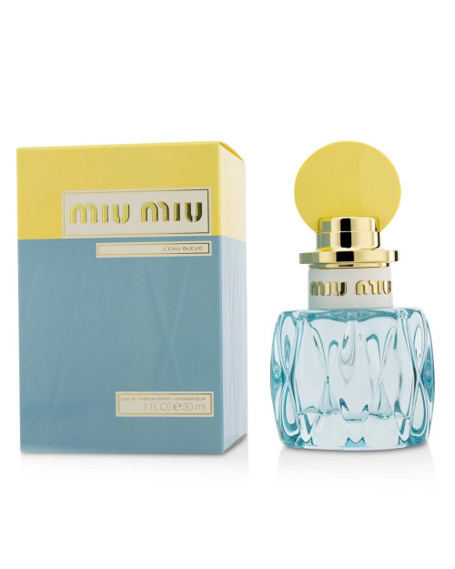 MIU MIU L'EAU BLEUE 1 OZ EAU DE PARFUM SPRAY FOR WOMEN