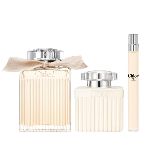 CHLOE SIGNATURE 3 PCS SET FOR WOMEN: 3.3 EAU DE PARFUM SPRAY + 0.33 EAU DE PARFUM SPRAY +Â 3.3 BODY LOTION