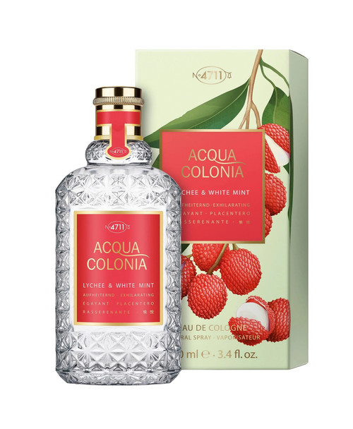 4711 ACQUA COLONIA LYCHEE & WHITE MINT 3.4 EAU DE COLOGNE SPRAY