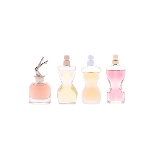 JEAN PAUL GAULTIER 4 * 6 ML MINI SET FOR WOMEN: DIVINE EAU DE PARFUM + CLASSIQUE EAU DE TOILETTE + LA BELLE EAU DE PARFUM + SCANDAL EAU DE PARFUM