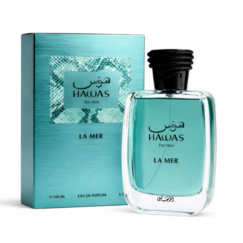 RASASI HAWAS LA MER 3.38 EAU DE PARFUM SPRAY FOR MEN