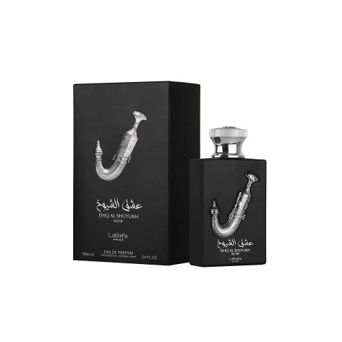 LATTAFA ISHQ AL SHUYUKH SILVER 3.4 EAU DE PARFUM SPRAY LATTAFA ISHQ AL SHUYUKH SILVER 3.4 EAU DE PARFUM SPRAY