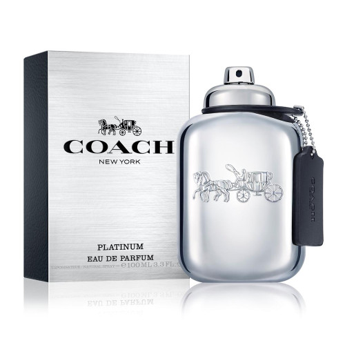COACH NEW YORK PLATINUM 3.3 EAU DE PARFUM SPRAY FOR MEN COACH NEW YORK PLATINUM 3.3 EAU DE PARFUM SPRAY FOR MEN