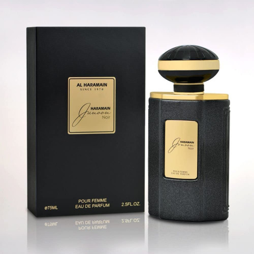 AL HARAMAIN JUNOON NOIR 2.5 EAU DE PARFUM SPRAY FOR WOMEN AL HARAMAIN JUNOON NOIR 2.5 EAU DE PARFUM SPRAY FOR WOMEN