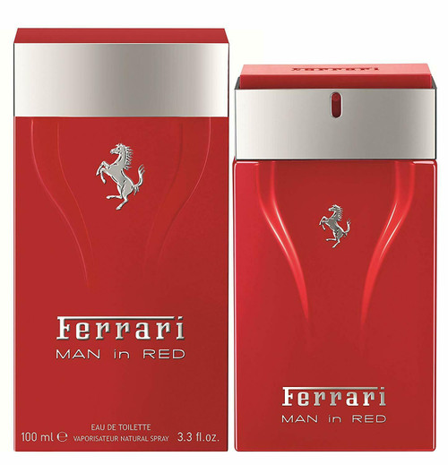 FERRARI MAN IN RED 3.3 EAU DE TOILETTE SPRAY FOR MEN