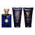 VERSACE DYLAN BLUE 3 PCS SET FOR MEN: 1.7 EAU DE TOILETTE SPRAY + 1.7 AFTER SHAVE BALM + 1.7 PERFUMED BATH & SHOWER GEL (HARD BOX)
