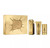 PACO ONE MILLION 3 PCS SET FOR MEN:3.4 EAU DE TOILETTE SPRAY + 3.4 AFTER SHAVE BALM + 2.5 DEODORANT STICK