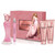 PARIS HILTON ROSE RUSH 4 PCS GIFT SET: 3.4 EAU DE PARFUM + 3 OZ BODY LOTION + 3 OZ SHOWER GEL + 0.34 SPRAY