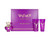 VERSACE DYLAN PURPLE 3 PCS SET: 0.17 EAU DE PARFUM + 0.8 BODY LOTION + 0.8 BATH & SHOWER GEL