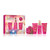 BRITNEY SPEARS FANTASY 4 PCS SET FOR WOMEN: 3.4 HAIR MIST + 1.7 BODY SOUFFLE + 1.7 BODY WASH + LOOFAH.