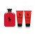 POLO RED 3 PCS SET FOR MEN: 4.2 EAU DE TOILETTE SPRAY + 2 * 1.7 BODY WASH
