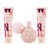 ARIANA GRANDE SWEET LIKE CANDY 3 PCS SET FOR WOMEN: 3.4 EAU DE PARFUM SPRAY + 3.4 BATH AND SHOWER GEL + 3.4 BODY SOUFFLE