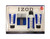 IZOD 4 PCS SET FOR MEN: 1 OZ EDT SP + 1.7 S/G + 4 OZ BODY SP + 1.7 ASB