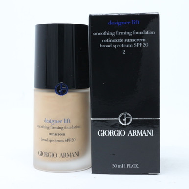 ARMANI LIFT SMOOTHING FIRMING FOUNDATION SPF 20 1OZ 2 FOR WOMEN