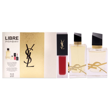 ♩シャネル　イヴサンローラン　エスティ―ローダー　香水3点 YSL LIBRE 3 PCS SET FOR WOMEN: 3 OZ EAU DE PARFUM + 0.25 EAU