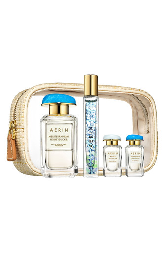 AERIN 5 PCS SET MEDITERRANEAN HONEYSUCKLE 1.7 EAU DE PARFUM SPRAY 0.24 EAU DE PARFUM 0.14 EAU DE PARFUM AEGEA BLOSSOM 0.14 EAU DE PARFUM