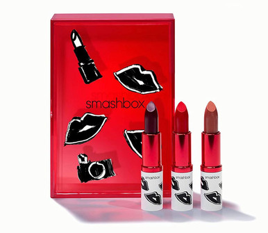 SMASHBOX BE LEGENDARY 3 X 0.10 LIPSTICK TRIO: EASY + GET FIRED + BLACK ...