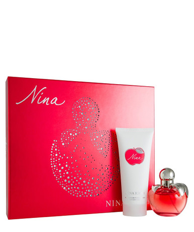 NINA BY NINA RICCI 2 PCS SET: 2.7 EAU DE TOILETTE SPRAY + 6.7 BODY ...