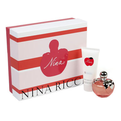 NINA RICCI NINA 2 PCS SET FOR WOMEN: 1.7 EAU DE TOILETTE SPRAY + 2.5 ...