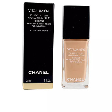 CHANEL VITALUMIERE 1 OZ RADIANT MOISTURE RICH FLUID FOUNDATION #41 ...