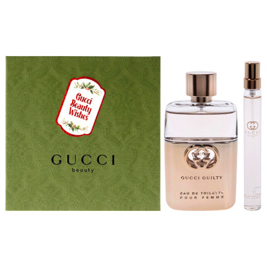GUCCI GUILTY 2 PCS SET FOR WOMEN: 1.6 EAU DE TOILETTE SPRAY