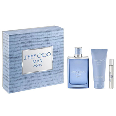 JIMMY CHOO MAN AQUA 3 PCS SET FOR MEN: 3.3 EAU DE TOILETTE