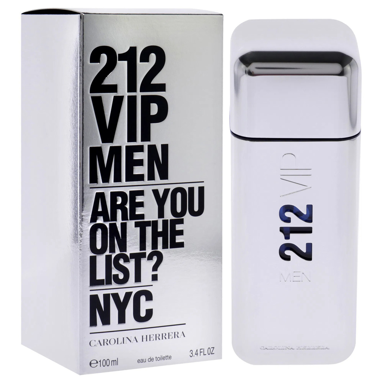 CAROLINA HERRERA 212 VIP MEN 3.4 EAU DE TOILETTE SPRAY FOR MEN