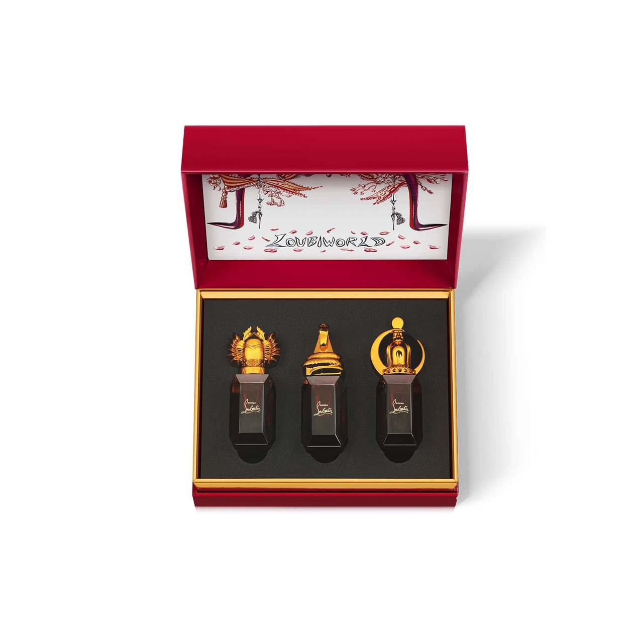 CHRISTIAN LOUBOUTIN 3 * 9 ML EAU DE PARFUM INTENSE MINI SET: LOUBCHARME + LOUBIPRINCE + LOUBILUNA