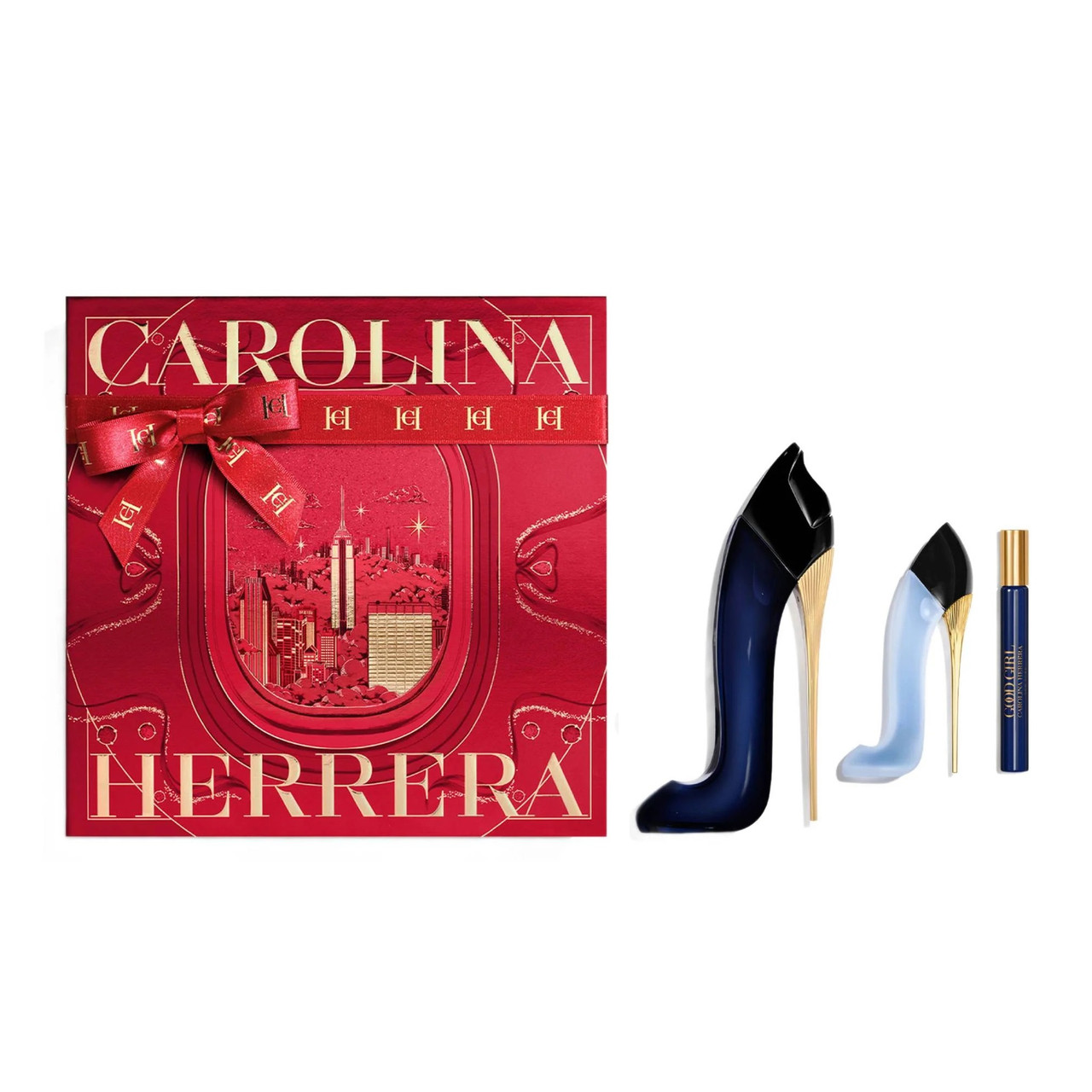CAROLINA HERRERA GOOD GIRL 2 PCS SET FOR WOMEN: 2.7 EAU DE PARFUM SPRAY + 1 OZ HAIR MIST